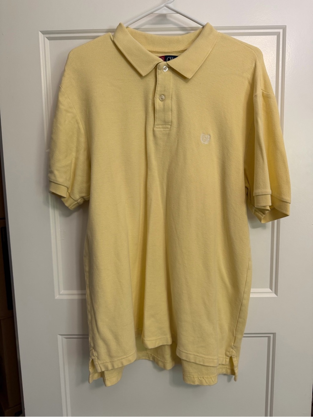 Chaps Pale Yellow Men's Polo Shirt